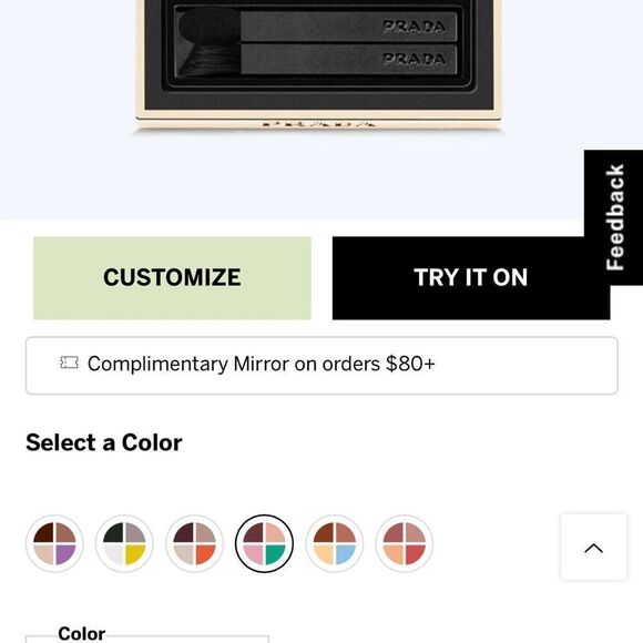 Prada make-up Set lip balm eyeshadow mascara - Picture 14 of 16